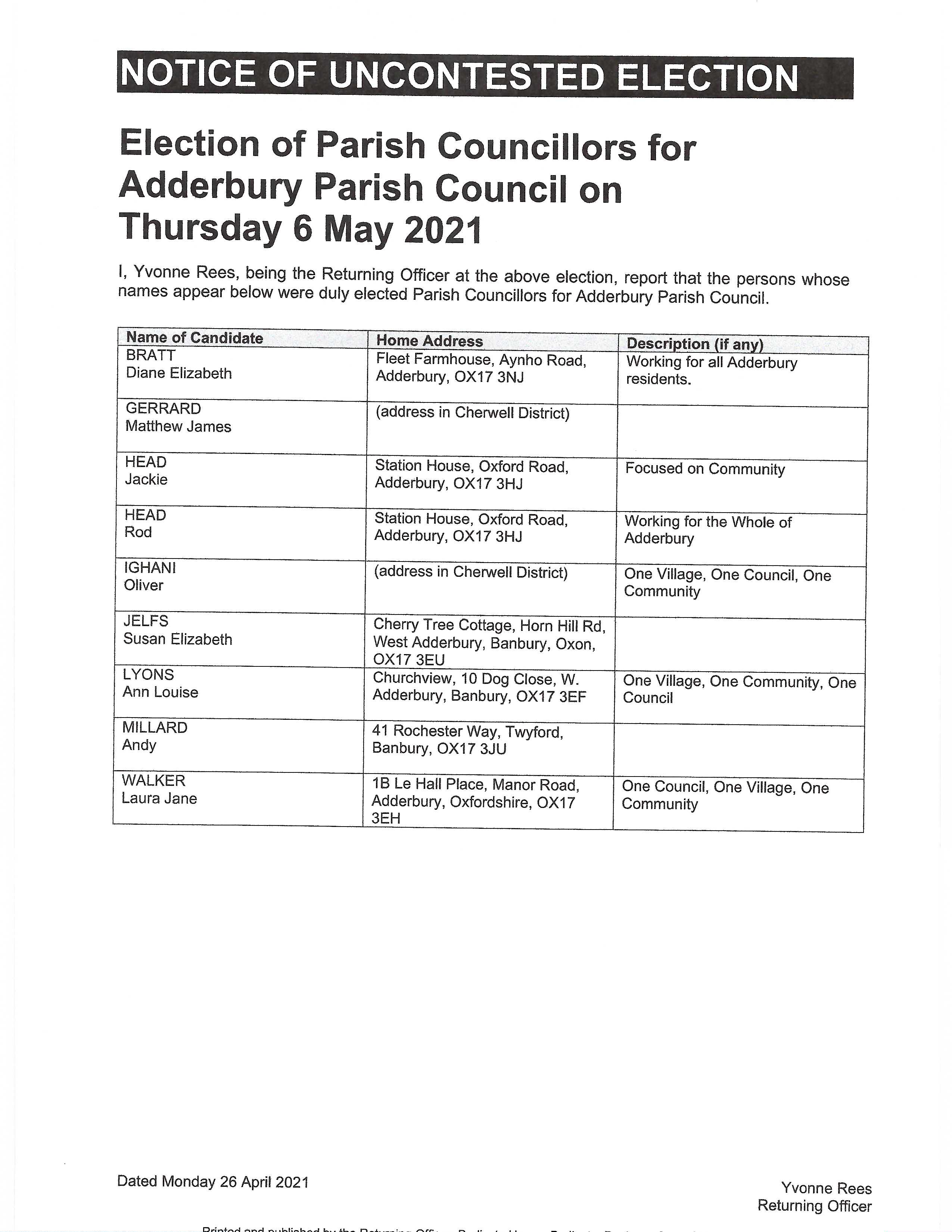 images/news/Notice of Uncontested election Adderbury May 2021.jpg